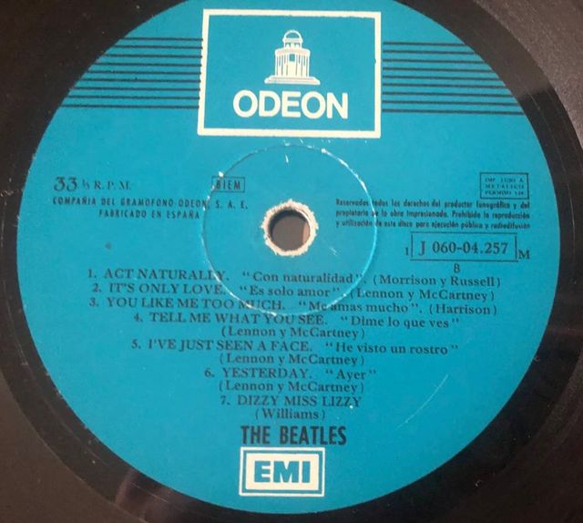 BEATLES - HELP, LP edic española 1974 MONO