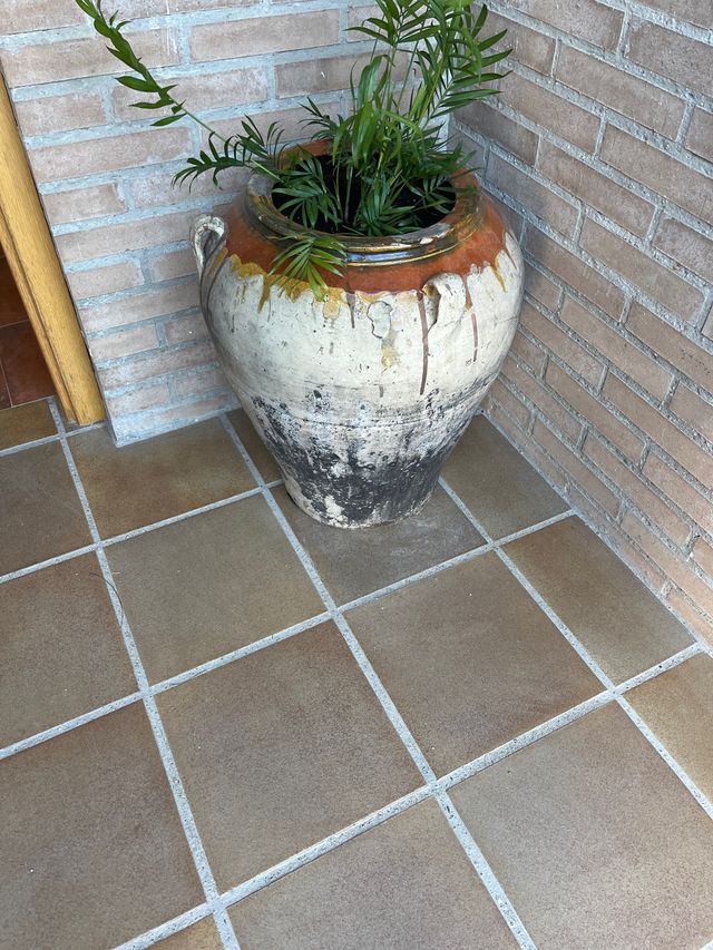 Tinaja antigua de aceite