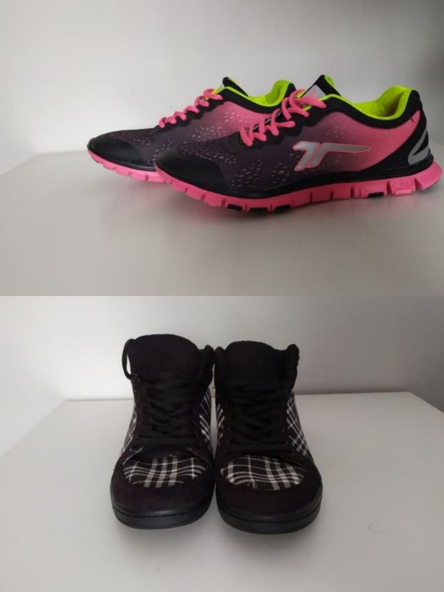dos pares deportes 8€. talla 40