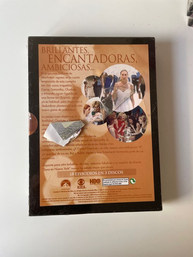 Serie Sexo en Nueva York Temporada 4