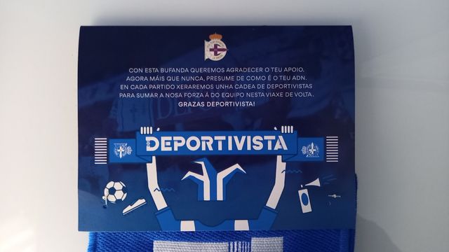 Bufanda nueva Real Club Deportivo