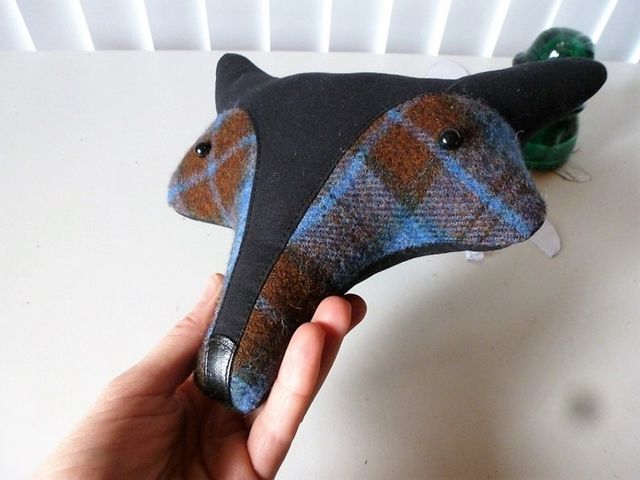 Zorro de peluche ARTESANIA (NUEVO)