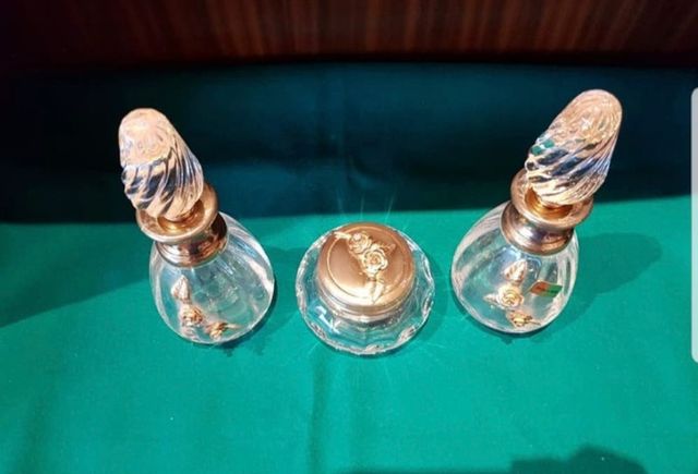 Frascos cristal baño