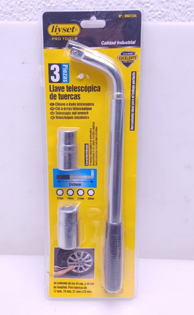 Llave Telescópica Tuercas LIYSET 540MM 17/19/21/23