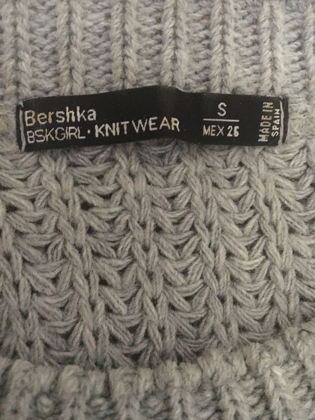Jersey gris bershka