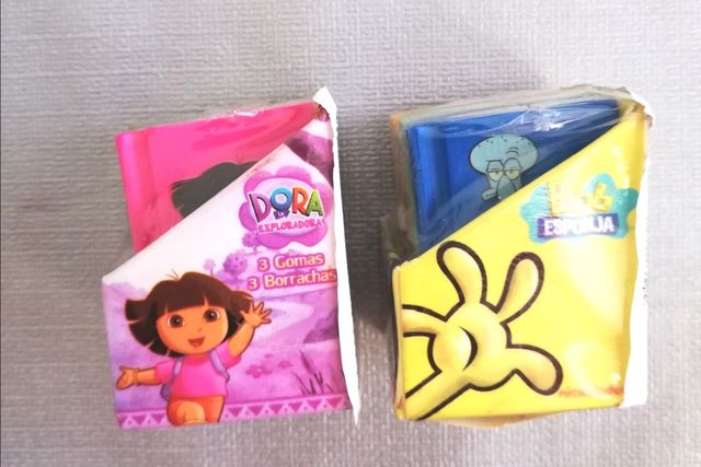 Mini goma borrar Bob Esponja