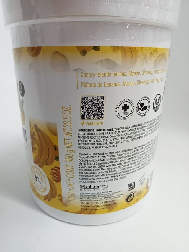 Mascarilla Yellow Shot Salerm 1000ml