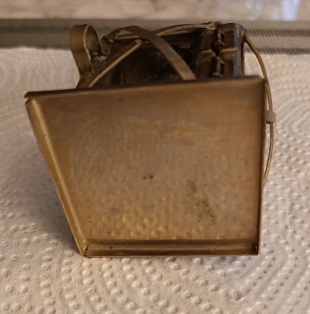 MINI CANDIL ARTESANAL EN METAL Y CRISTAL