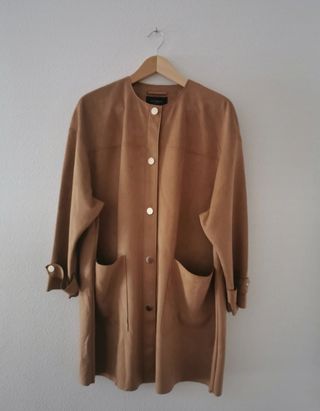 Chaqueta antelina El Corte Inglés de segunda mano por 30 EUR en Zaragoza en  WALLAPOP