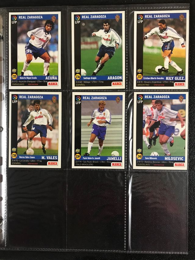 Cards MARCA años 90 Mundi cromo