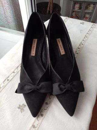 Zapatos de vestir de cuero para mujer Puntiagudos de punta Botines Negro  Rojo Tacones finos Bombas comprar a buen precio — entrega gratuita, reseñas  reales con fotos — Joom