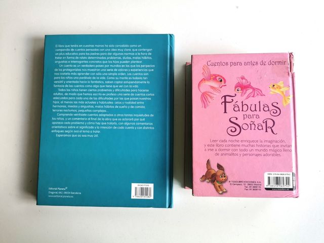 Pack 2 libros Metodo Estivill y Fábulas para soñar