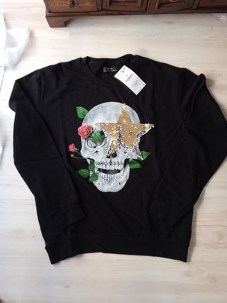 Compra Marca Diseñador De Moda Otoño Invierno Sudaderas Con Capucha Para  Hombre Skulls Rhinestones Manga Larga Camisetas Modal Algodón O Cuello  Manga Corta Slim Sudadera Sudadera Barato | Entrega Rápida Y Calidad 