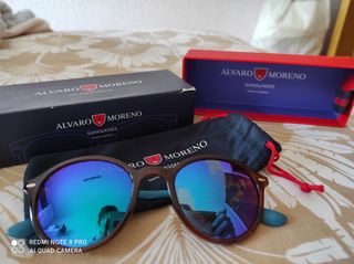 Gafas de sol de espejo de Álvaro Moreno de segunda mano por 5 EUR en Madrid  en WALLAPOP