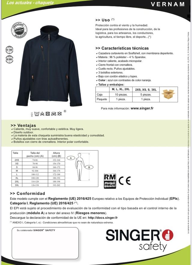 Chaqueta Softshell