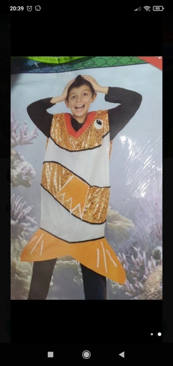 disfraces de pez payaso.