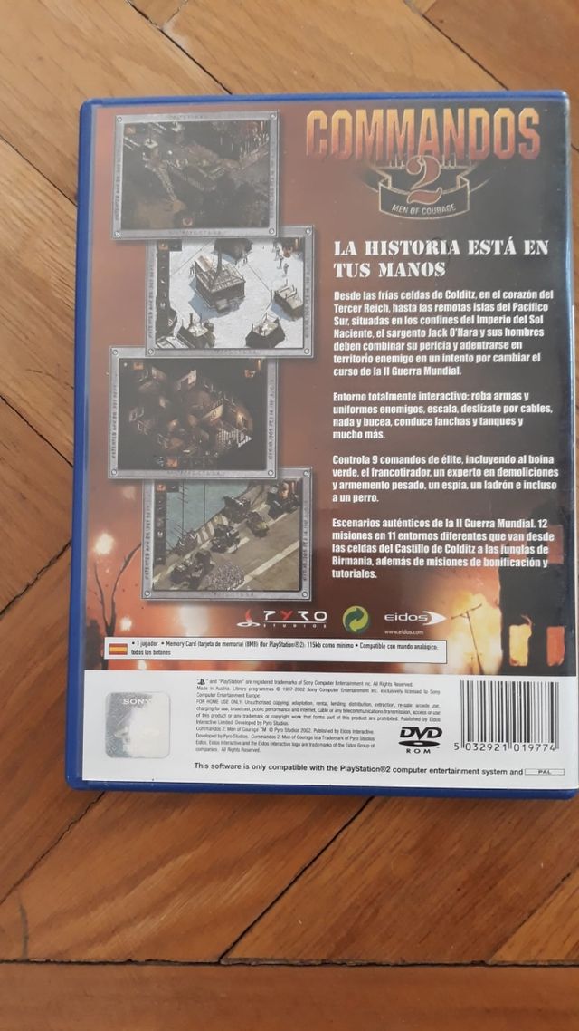 Comandos 2 play station