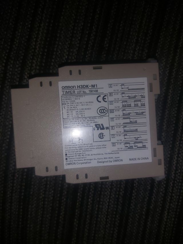 Temporizador multifuncion de carril OMRON H3DK-M1