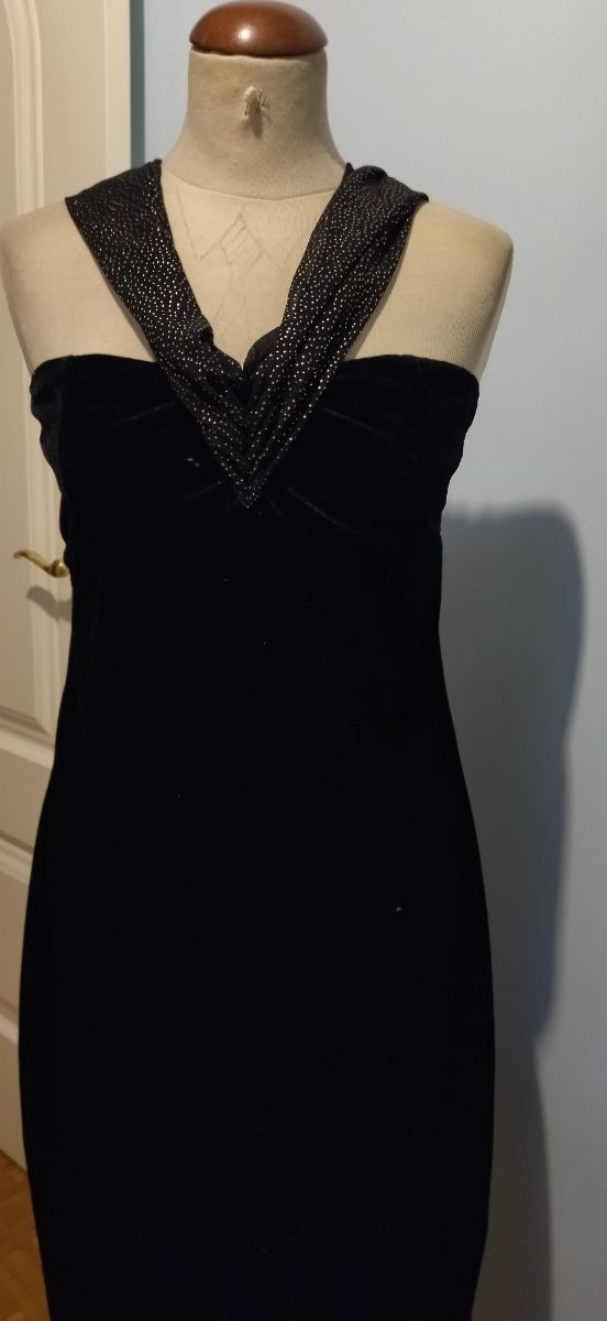 vestido de terciopelo