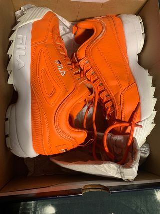 Fila Disruptor Niños Zapatillas Naranjas Talla 27 Outlet - Zapatillas Fila  Precios - Fila Mexico