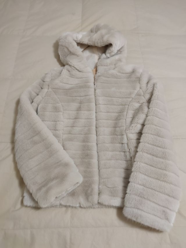 Chaqueta pelo, beige, nueva!