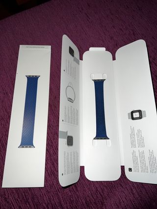 Correa Solo Loop Trenzada Azul Atlántico.(Talla 4) de segunda mano por 38  EUR en Alberic en WALLAPOP