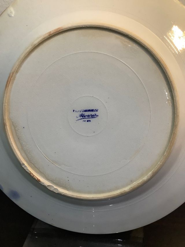 Plato "tipo Sargadelos" de Álvarez