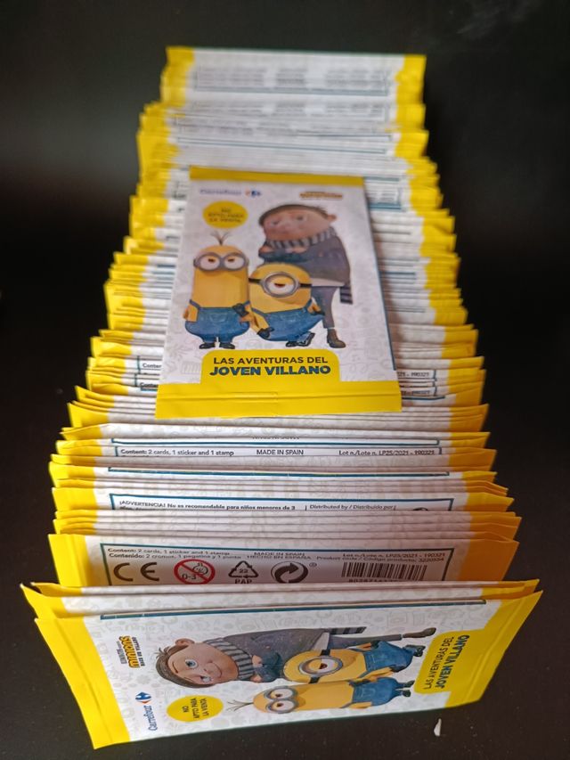 sobres Carrefour Las aventuras del joven villano