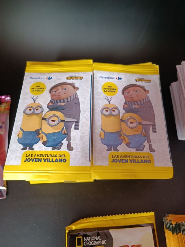 sobres Carrefour Las aventuras del joven villano