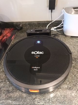 Solac Lucid i10 Robot aspirador, programas de limpieza automáticos,  autonomía 160 min, motor Strong Suction iTech
