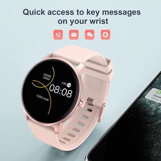 Reloj Smartwatch mujer Rosa NUEVO de segunda mano por 35 EUR en Santander  en WALLAPOP