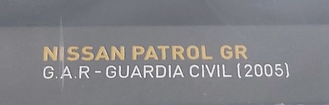 NISSAN PATROL GR GUARDIA CIVIL G A R De Segunda Mano Por 20 EUR En 