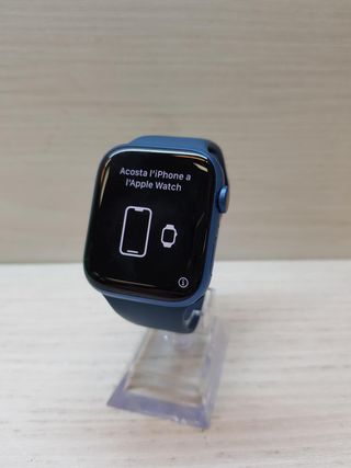 SMARTWATCH APPLE WATCH SERIES 7 45MM AZUL (GPS+CEL) + CAJA Y CARGADOR de segunda  mano por 419,95 EUR en Madrid en WALLAPOP