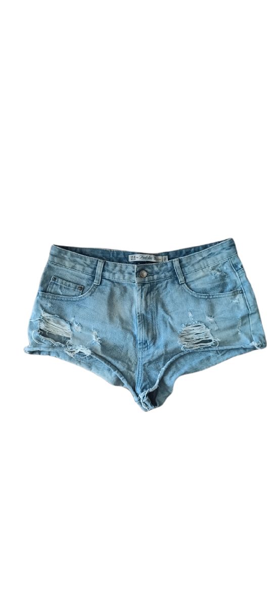 Short vaquero rotos de Zara. 100% Algodón