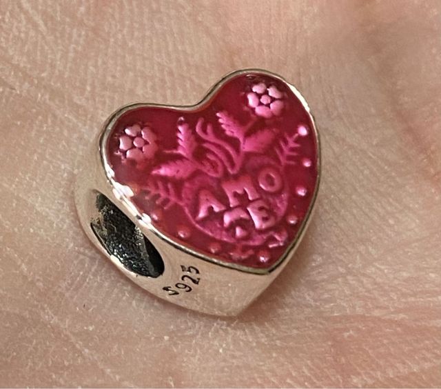 Charm Corazon Te Amo Plata 925 Charm Corazon Te Amo Plata 925