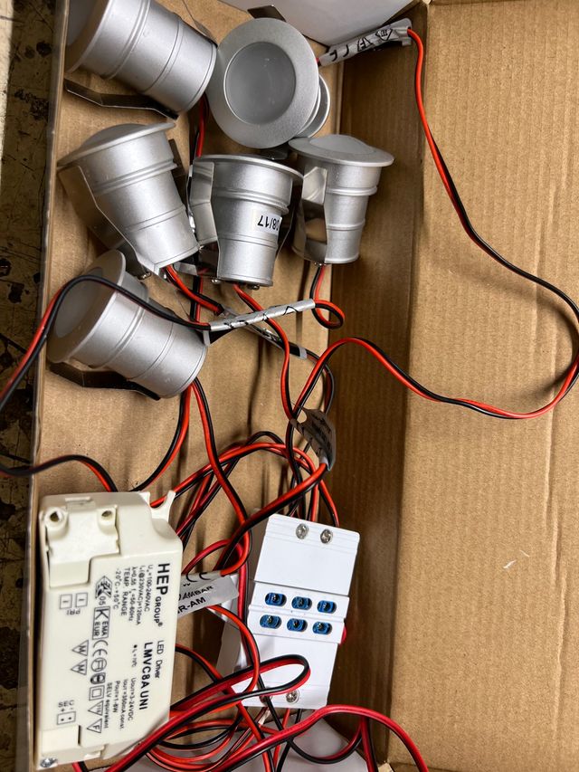 Juego de 6 luces led