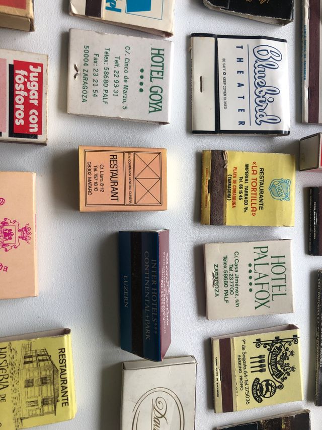 Fósforos cerillas colección