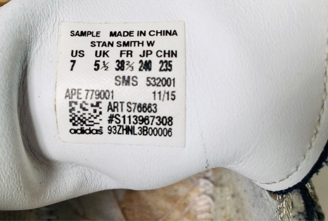 Adidas Stan Smith 38 2/3 mujer 