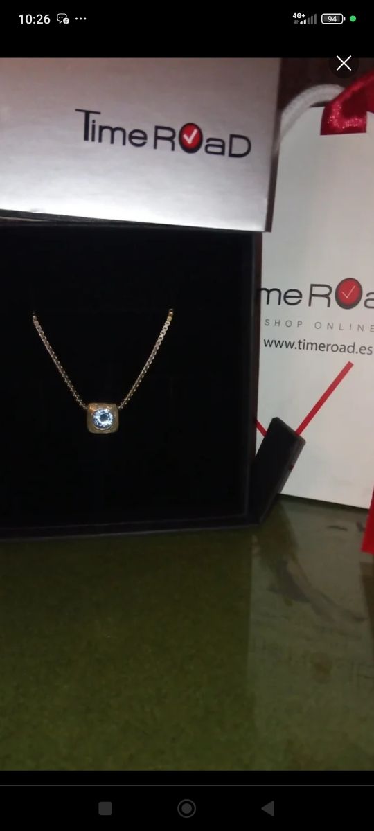 Pendientes Lotus plata cristal Lotus y gargantilla