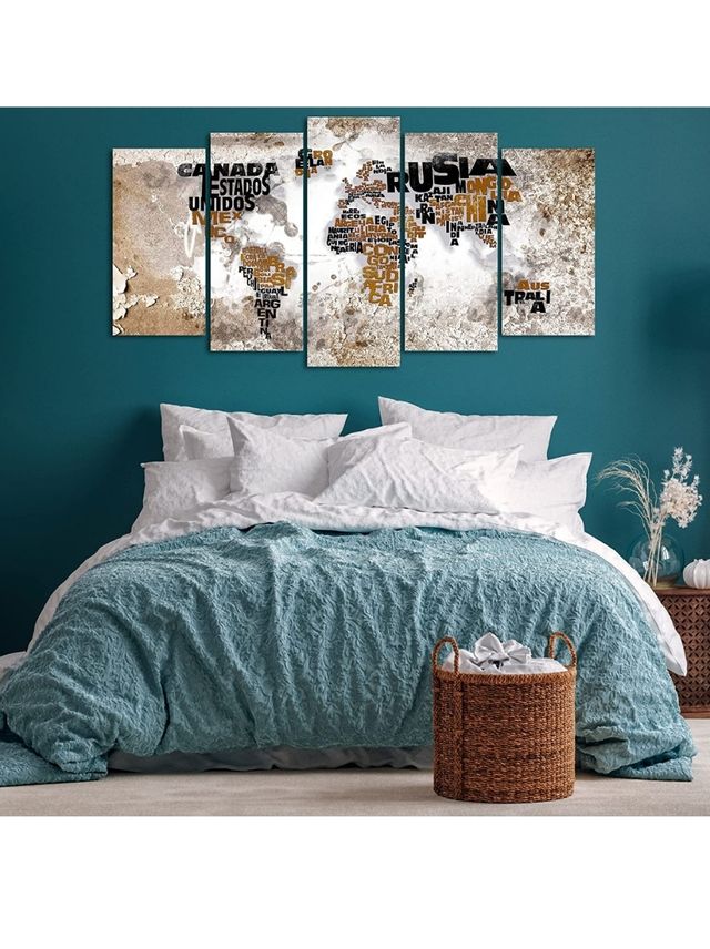 Cuadro Mapa del mundo.