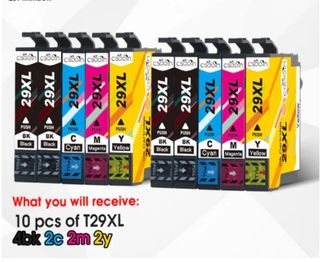 Cartuchos de tinta para impresora Epson XP 29XL D de segunda mano por 16  EUR en L\\'Hospitalet de Llobregat en WALLAPOP