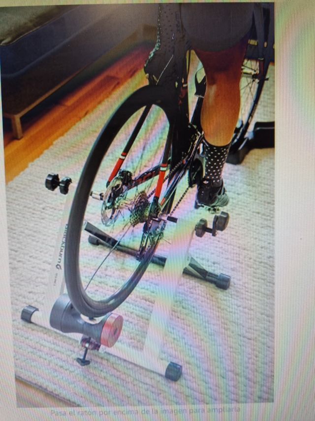 Rodillo magnético  entrenamiento bici