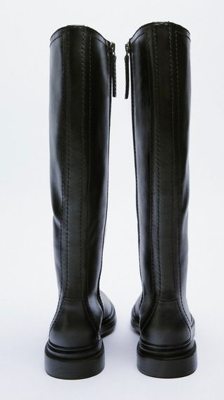 Bota plana piel cordones,Zara talla 37 !!OFERTON!! de segunda mano por 85  EUR en Ubrique en WALLAPOP