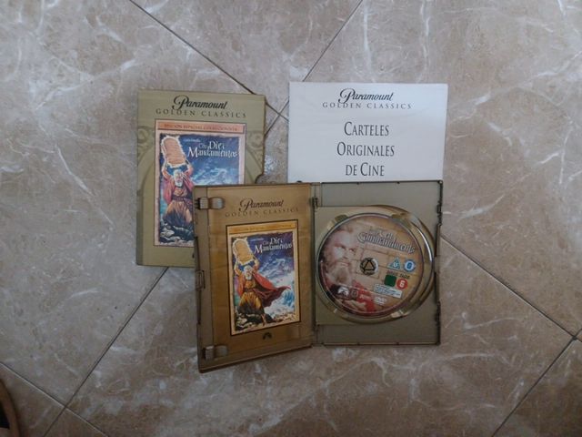 LOS DÍEZ MANDAMIENTOS DVD E.E  GOLDEN CLASSICS
