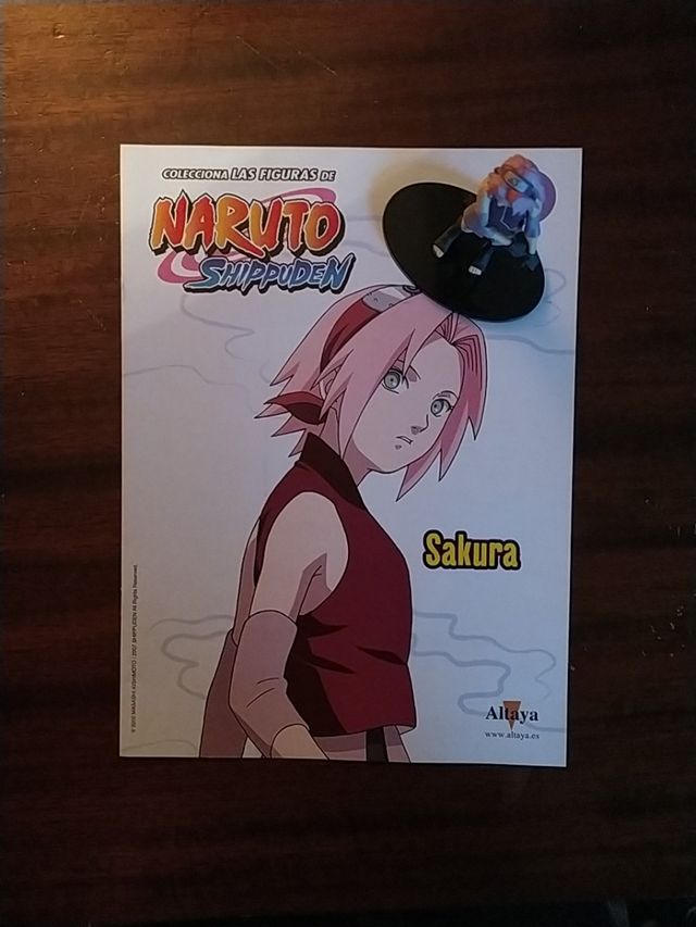 colección figuras naruto 1, 2, 3 y 4