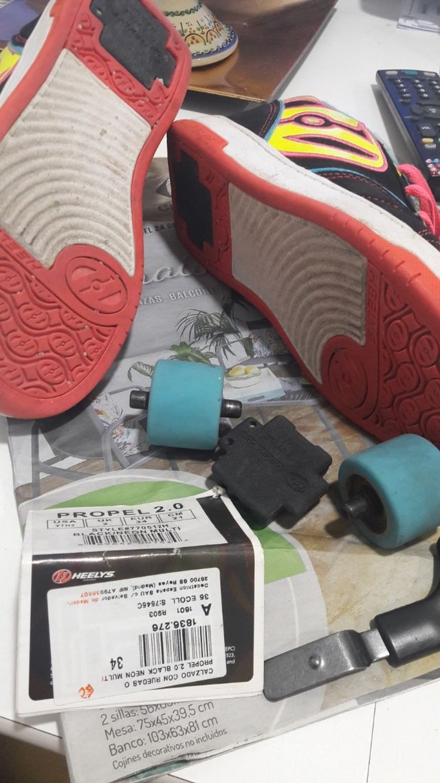 zapatillas de ruedas heelys