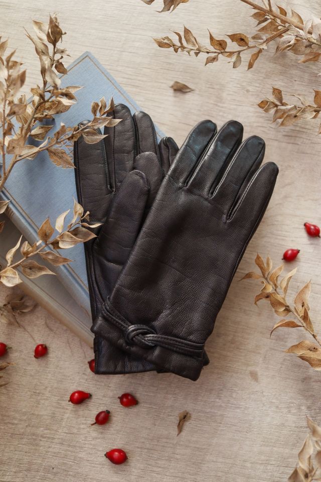 Guantes de Cuero Vintage