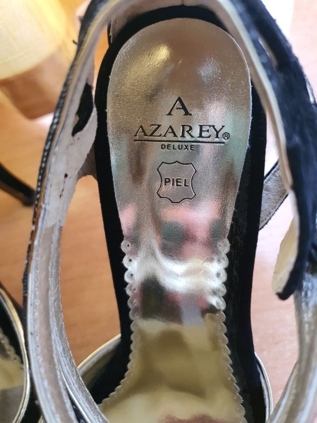 zapatos de piel ,solo una puesta