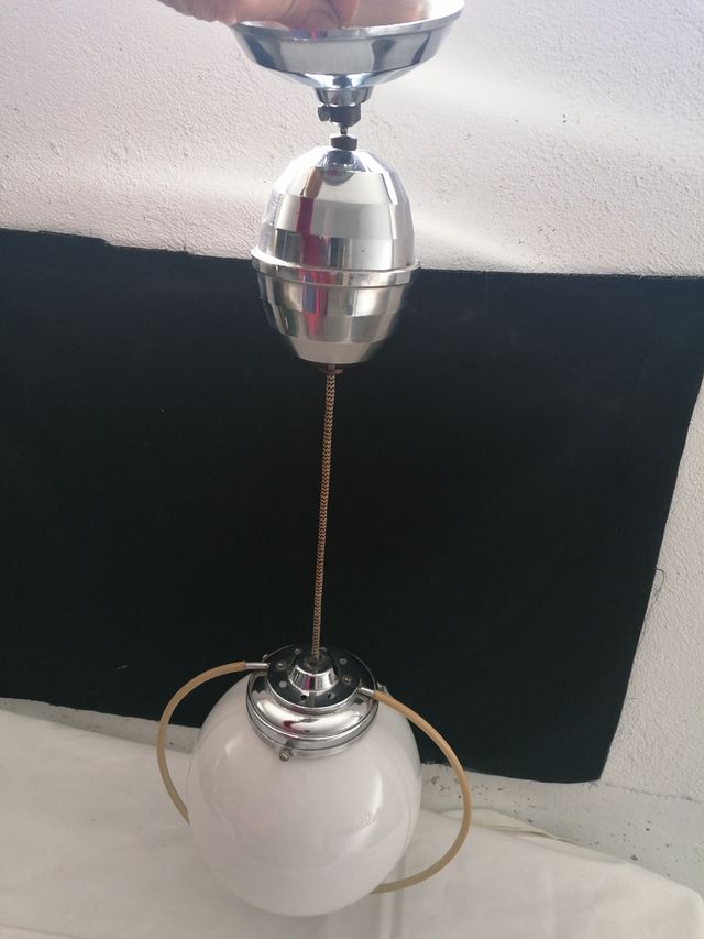 Lámpara de techo sube y baja vintage