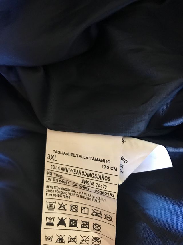 Cazadora cortavientos Benetton